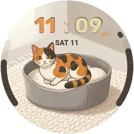 Calico Corner watch face, alternative preview 2