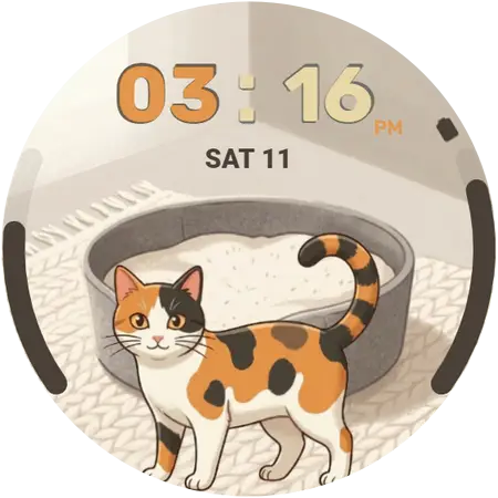 Calico Corner watch face, alternative preview 3