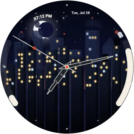 City Skyline watch face, alternative preview 2