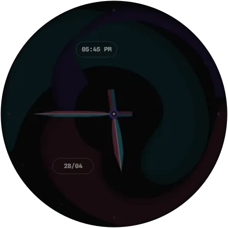 Fluid Orbit watch face, alternative preview 3