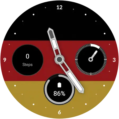 Germany watch face preview