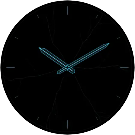 Obsidian Fracture watch face, alternative preview 2