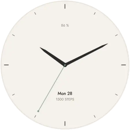 Quiet Linen watch face preview