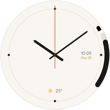 Thin Air watch face preview
