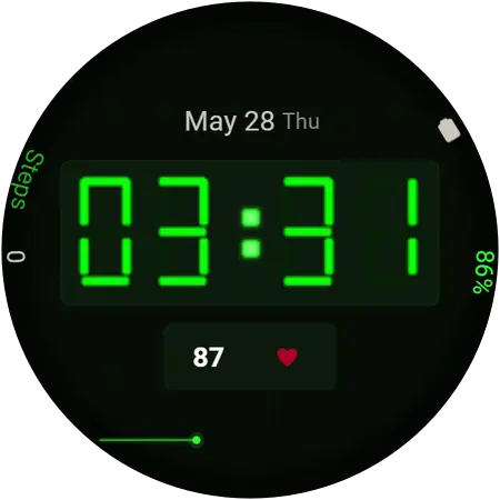 Volt watch face preview